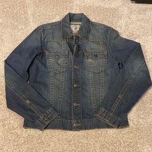 True Religion Men’s Jean Trucker Jacket. Size M